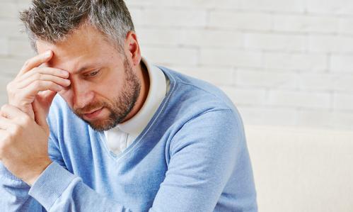 man with suicidal thoughts, bipolar disorder and depression